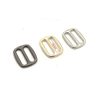 Boucle réglable en métal triangulaire pour ceinture en cuir, accessoires métalliques, vente en gros d'usine