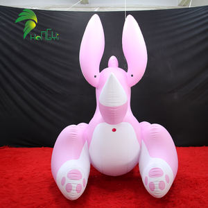 Poupées gonflables <span class=keywords><strong>d</strong></span>'animaux de lapin de Hongyi belles, lapin rose <span class=keywords><strong>gonflable</strong></span> - Product Image 4
