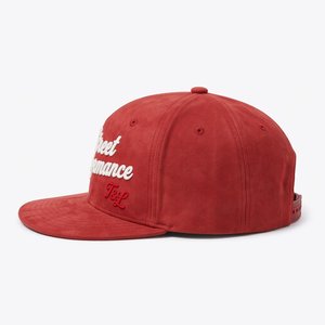 "Premium 6-Panel Faux Suede Baseball Cap Custom <b>Flat</b> Embroidery Logo Outdoor Sport <b>Hat</b> Manufacturer" - Product Image 4