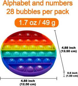 Hot giáo dục đồ chơi đẩy popping bong bóng thần tài đồ chơi tùy chỉnh Silicone vui Đồ chơi cho căng thẳng cứu trợ thần tài Popper nó thiết lập - Product Image 3
