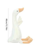 Boneka angsa, mainan bebek, boneka mewah dengan leher panjang Super lembut diisi dengan katun PP untuk menghilangkan stres