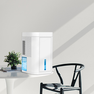 Осушитель для дома с 7 цветными светодиодными лампами, автоматическое отключение, тихие портативные маленькие осушители 40 унций с настройкой времени - Product Image 5