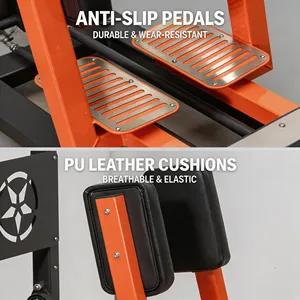Nuovo Macchinario Commerciale <span class=keywords><strong>per</strong></span> Adduzione a Piastra Sospesa, Trainer <span class=keywords><strong>per</strong></span> Gambe in Acciaio, <span class=keywords><strong>Glutei</strong></span>, Core e Schiena, Set Completo <span class=keywords><strong>per</strong></span> Modellamento Corporeo - Product Image 3