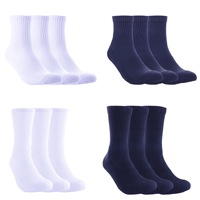 Chaussettes de sport unisexe pour jeunes, à semelle en tissu éponge, avec soutien de la voûte plantaire, amorties, anti-humidité, épaisses, plusieurs tailles disponibles