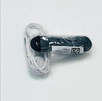 Écouteurs semi intra-auriculaires filaires 3,5 mm avec micro intégré, câble stéréo anti-emmêlement, compatibles avec Samsung S6 S7 S8
