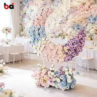 Lucky Angel Moonflower Background Gaya Modern Bahan Stainless Steel Berkualitas Tinggi Dekorasi Tahan Lama untuk Luar Ruangan Natal Thanksgiving