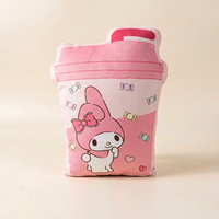 Almohada de poliéster 100% con diseño de dibujos animados, acolchada, portátil, ligera, de 1.5-2 kg, lavable a máquina, con forma oblonga y diseño de dibujos animados personalizado.
