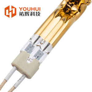 หลอดอินฟราเรดเคลือบทองคู่ยี่ห้อ Youhui กำลังไฟ 200-4000 วัตต์ พร้อมไส้หลอดฮาโลเจนควอตซ์ สำหรับใช้งานในอุตสาหกรรม - Product Image 4