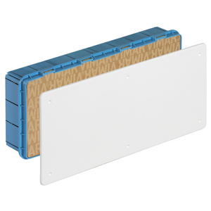 Scatola di derivazione a incasso 391x154x70mm con coperchio per accessori di cablaggio elettrico - Product Image 1