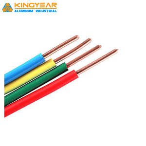 THW THHN 1, 5 mm2 2, 5 mm2 cable eléctrico conductor de cobre recubierto de PVC cable eléctrico de un solo núcleo BV cables de construcción aislados de PVC - Product Image 1