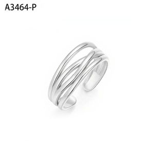 Amy Amy Fashion <b>Ring</b> A3464 Stainless Steel Geometric Modern Women's Daily Wear Jewelry Gift - Product Image 2