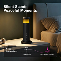 Nouveau Diffuseur de Parfum Intelligent sans Eau, Tour de Diffusion d'Huiles Essentielles avec Veilleuse pour Maison et Chambre d'Hôtel