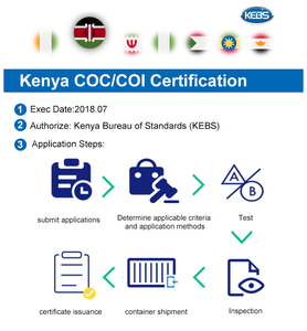 Coc certificado kenya servicio Tanzania Uganda Botswana Zimbabwe Garner Ethel Biya - Product Image 1