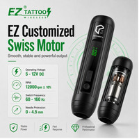 Machine à tatouer sans fil EZ Defender X en gros, options de course de 3,5/4,0 mm, écran OLED, batterie 2000 mAh, stylo rotatif pour tatouage