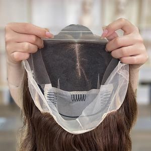 Peluca de Cabello Humano Ruso con Encaje Completo Personalizada de Fábrica, Peluca de Cabello Virgen de Alta Calidad con Densidad del 180% - Product Image 3