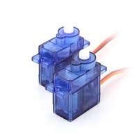 Fitec FS90R 迷你机器人伺服系统 超级连续旋转 ABS/PE 塑料材质 带遥控器 遥控模型 包含包装