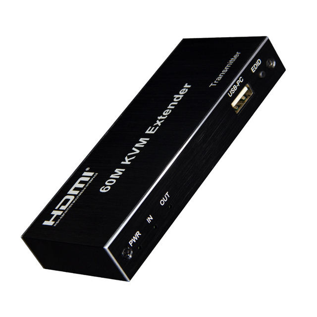4K 30Hz HDMI USB Extender 60m KVM Over RJ45 Ethernet Cat5e/6 Audio & Video Accessories