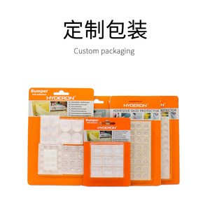 Hyderon Transparent Rubber <b>Pads</b> Hemispherical Non Slip Furniture Felt <b>Pad</b> <b>Cushioning</b> Anti Collision Wear Resistant - Product Image 4