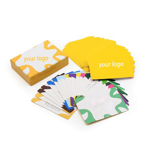 2024 cartes promotionnelles OEM logo impression double jeu <span class=keywords><strong>de</strong></span> cartes à jouer pour enfants table personnalisée créer un jeu <span class=keywords><strong>de</strong></span> cartes unique - Product Image 2