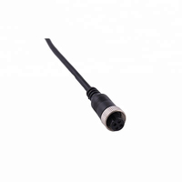 Conector de aviación de 4 pines Cable hembra de extensión 20cm Cámara MDVR Cable impermeable para vehículo