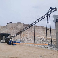 Prix du convoyeur à bande inclinée miniature en caoutchouc pour l'exploitation minière, système de convoyeurs pour l'exploitation minière, concasseur de pierre, construction
