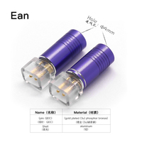 Connecteur DIY HAKUGEI neuf plaqué or avec protection contre les courts-circuits pour écouteurs MMCX / 0,78 mm (sortie CA)