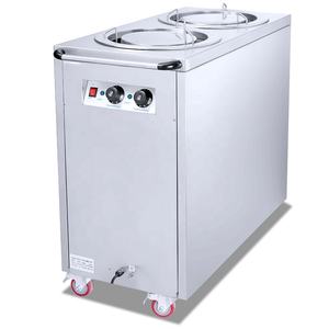 कमर्शियल मल्टीफंक्शनल रेस्टोरेंट प्लेट वार्मर कार्ट 2 होल्डर इलेक्ट्रिक डिश वार्मर प्लेट्स वार्मर - Product Image 2