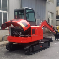 Mini Excavator Excavator Digger Dengan Hammer/thumb Bucket/log Grab Aksesoris Opsional