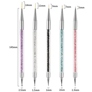 5Pc Nails Art Dotting Pen Acrylic Drawing <b>Liner</b> Supplies Brush Rhinestone Gems Picker UV Gel Painting Manicure Accessoires <b>Tools</b> - Product Image 6