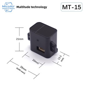 Capteur de télé<span class=keywords><strong>m</strong></span>étrie laser Micro-Air MT-15 <span class=keywords><strong>M</strong></span> avec maintien d'altitude et évitement d'obstacles pour accessoires de drones de course <span class=keywords><strong>APM</strong></span>/PX4 - Product Image 4