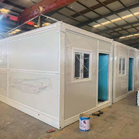 Maison mobile préfabriquée insonorisée moderne standard, pliable, facile à assembler, conteneur isolé pour bureaux et centres commerciaux