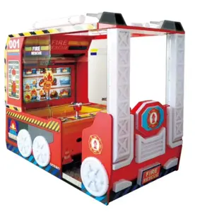 Hot selling Super Feuerwehr auto Indoor Coin Operated Arcade Kinder Wassers chieß spiel maschine Zum Verkauf