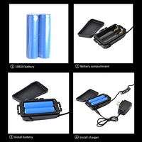 3000 Lumens lampe frontale Rechargeable imperméable à l'eau Led 30W lampe frontale haute puissance