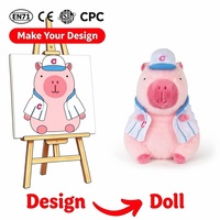 Gantungan Kunci Boneka Plush Blind Box Custom OEM ODM Bersertifikat EN71 CPC Bentuk Logo Personalisasi Hewan Kecil Isi Dakron Hadiah Ulang Tahun