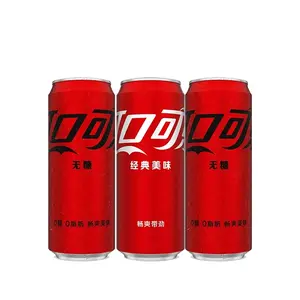 Wholesale 330ml Coca Soft Drinks Cans Carbonated Drink Exotic Snacks Sparkling Water