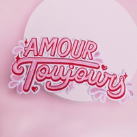 Parches Bordados Personalizados con Logotipo, Parches Termoadhesivos Amour Toujours, Parches Bordados Love Always para Gorras y Ropa