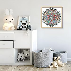 <span class=keywords><strong>Mandala</strong></span> Set DIY Diamant <span class=keywords><strong>Peinture</strong></span> Kits Avec Cristal Partiel Diamant pour La Maison Décoration Murale Cadeau - Product Image 4