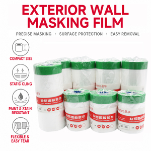 Nastro Mascherante Ginnva per Pittura su Pietra per Esterni, PE ad Alta Adesività, per Superfici Ruvide e Protezione di Porte e Finestre - Product Image 2
