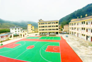 Revêtement de sol sport en acrylique durable INOLP écologique tous temps antidérapant sécurité ultime pour le basket-ball prix compétitif - Product Image 6