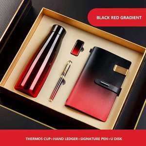 Set Regalo Aziendale Personalizzato per Dipendenti, Articoli Promozionali, Set Dirigenziali con Quaderni e Penne, Set Regalo Aziendale per Uomo - Product Image 3