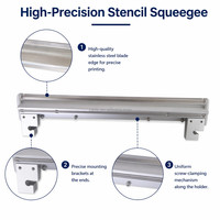 Raclette en acier inoxydable pour imprimante SMT FUJI GPX GPX-C GPX-CS, 200-600mm, pièces de rechange pour impression de pâte à souder sur PCB