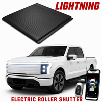 Bâche de benne électrique automatique rétractable en aluminium 5,5 pieds, étanche, avec drainage à une touche pour F-150 Lightning