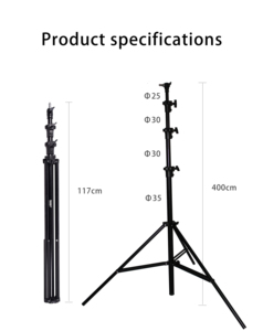 4M nhôm không khí đệm ánh sáng đứng đèn <span class=keywords><strong>flash</strong></span> ánh sáng ô softbox Video Studio nền nhiếp ảnh thiết bị với chân máy - Product Image 3