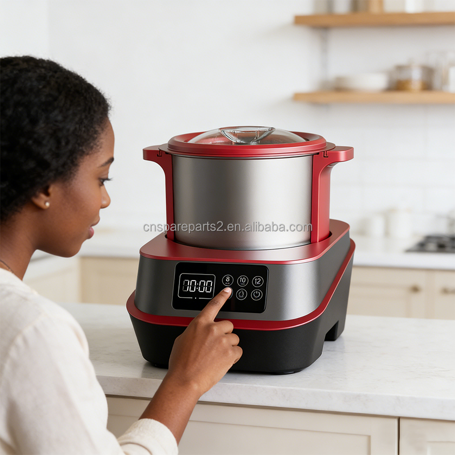 YUEKON Factory 6L 1000W Stainless Steel Food Processor Automatic Fufu Machine for Ugali & Pap Cooking in Hot Kitchen
