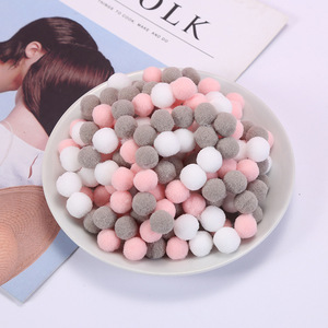 1000 Peças de Pompons Mini Macios e Fluffy de Alta Elasticidade de 1,5cm, Acessórios para Cabelo Infantil, Brinquedos Decorativos para DIY e Costura - Product Image 4