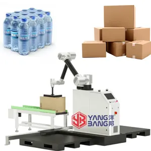 YB-MD16 Hot Sale High Quality Fully Automatic Bag Carton Box Case Robotic Palletizer Packaging Machine with Robot Palletizer