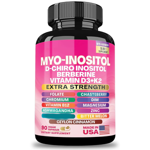 แคปซูลอาหารเสริมสำหรับผู้หญิงไมโอ-โนซิทอลเบอร์เบรีนดี-ชิโนซิทอล - Product Image 1