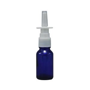 Pulverizadores nasales recargables, botellas de vidrio con cabezal de pulverización para solución salina, transparente, azul, marrón y verde, 1/2oz, 15ml - Product Image 1