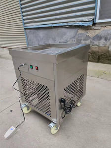 เครื่องทำไอศกรีมผัดไทยเครื่องทำไอศกรีมทอดแบบหมุนแบนเครื่องทำไอศกรีมทอดแบบไทย - Product Image 5