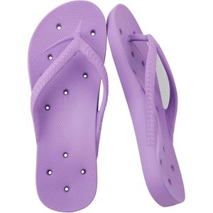 Chanclas YoveGxlthrea con Soporte de Arco y Agujeros para Playa, Piscina, Baño, Gimnasio, Suela de EVA para Mujer, Color Sólido, Punta Abierta - Product Image 1